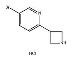 2-(azetidin-3-yl)-5-bromopyridine dihydrochloride Structure