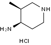 cis-3-Methyl-piperidin-4-ylamine dihydrochloride Structure