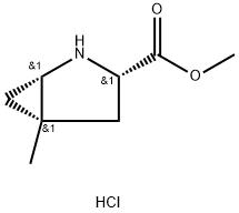 Methyl (1S,3S,5S)-5-methyl-2-azabicyclo[3.1.0]hexane-3-carboxylate hydrochloride 구조식 이미지