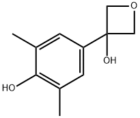 3-(4-hydroxy-3,5-dimethylphenyl)oxetan-3-ol Structure