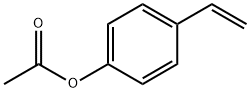 4-ACETOXYSTYRENE POLYMER Structure