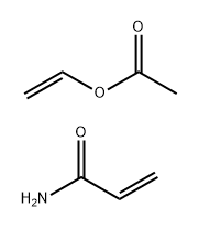 아세트산에테닐에스테르,2-프로펜아미드중합체 구조식 이미지