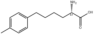 Benzenehexanoic acid, α-amino-4-methyl-, (αS)- Structure