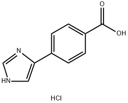 4-(1H-Imidazol-4-yl)benzoic acid hydrochloride Structure