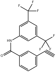 N-(3,5-Bis(trifluoromethyl)phenyl)-3-ethynylbenzamide Structure