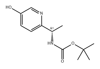 (S)-tert-Butyl (1-(5-hydroxypyridin-2-yl)ethyl)carbamate Structure