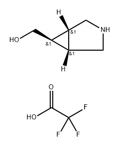 ((1R,5S,6r)-3-azabicyclo[3.1.0]hexan-6-yl)methanol 2,2,2-trifluoroacetate Structure