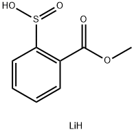 Benzoic acid, 2-sulfino-, 1-methyl ester, lithium salt (1:1) Structure