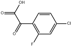 2-(4-chloro-2-fluorophenyl)-2-oxoacetic acid Structure