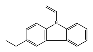 9H-Carbazole, 9-ethenyl-3-ethyl-, homopolymer 구조식 이미지