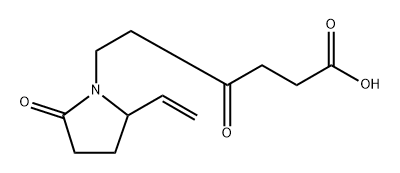 1-Pyrrolidinehexanoic acid, 2-ethenyl-γ,5-dioxo- Structure