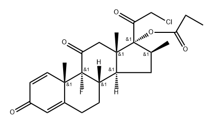 CLOBETASONE 17 PROPIONATE Structure