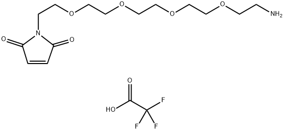 Mal-PEG4-amine TFA salt Structure