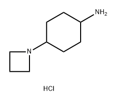 Cyclohexanamine, 4-(1-azetidinyl)-, hydrochloride (1:2) Structure