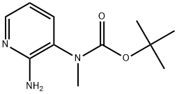 tert-butyl (2-aminopyridin-3-yl)(methyl)carbamate 구조식 이미지