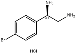 (R)-1-(4-bromophenyl)ethane-1,2-diamine dihydrochloride Structure