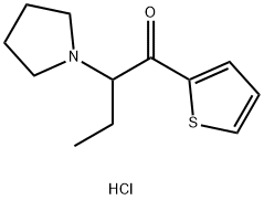 α-Pyrrolidinobutiothiophenone (hydrochloride) Structure