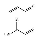 2-Propenamide, polymer with 2-propenal Structure