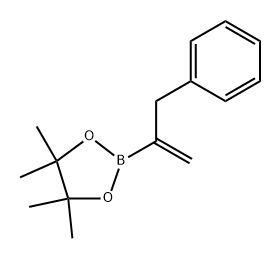 4,4,5,5-Tetramethyl-2-(3-phenylprop-1-en-2-yl)-1,3,2-dioxaborolane 구조식 이미지