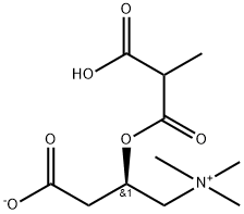 Methylmalonyl-L-carnitine lithium salt Structure