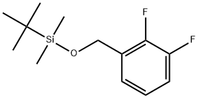 tert-Butyl(2,3-difluorobenzyloxy)dimethylsilane Structure