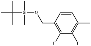 tert-Butyl(2,3-difluoro-4-methylbenzyloxy)dimethylsilane Structure