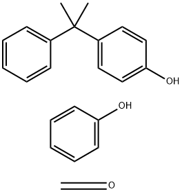 Formaldehyde, polymer with 4-(1-methyl-1-phenylethyl)phenol and phenol Structure
