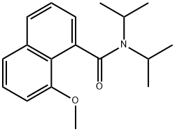 8-Methoxy-N,N-bis(1-methylethyl)-1-naphthalenecarboxamide Structure