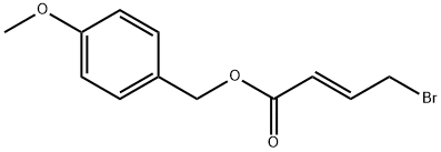 (4-Methoxyphenyl)methyl (2E)-4-bromo-2-butenoate Structure