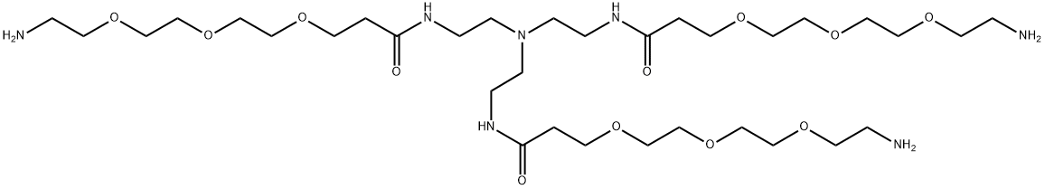 Tri(Amino-PEG3-amide)-amine Structure