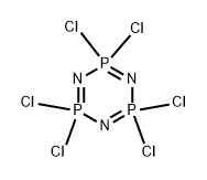 1,3,5,2,4,6-Triazatriphosphorine,2,2,4,4,6,6-hexachloro-2,2,4,4,6,6-hexahydro-,homopolymer Structure