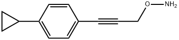 o-3-(4-Cyclopropylphenyl)-2-propyn-1-ylhydroxylamine Structure