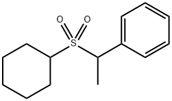 (1-(cyclohexylsulfonyl)ethyl)benzene Structure