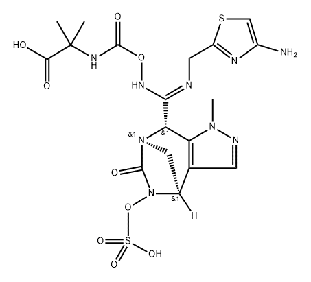 5-Oxa-3,6,8-triazanon-6-enoic acid, 9-(4- amino-2-thiazolyl)-2,2-dimethyl-4-oxo-7-[(4R, 7R,8S)-4,5,6 Structure