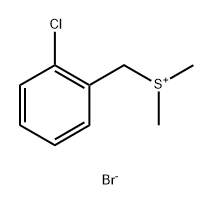 Sulfonium, [(2-chlorophenyl)methyl]dimethyl-, bromide (1:1) Structure