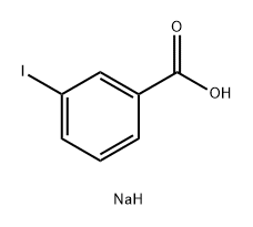 Benzoic acid, 3-iodo-, sodium salt (1:1) 구조식 이미지