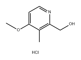 2-Pyridinemethanol, 4-methoxy-3-methyl-, hydrochloride (1:1) Structure