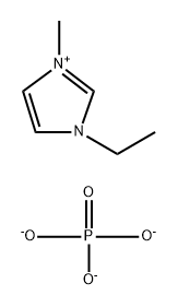 1H-Imidazolium, 3-ethyl-1-methyl-, phosphate (3:1) Structure