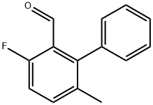 3-fluoro-6-methyl-[1,1'-biphenyl]-2-carbaldehyde Structure