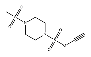 ethynyl 4-(methylsulfonyl)piperazine-1-sulfonate Structure