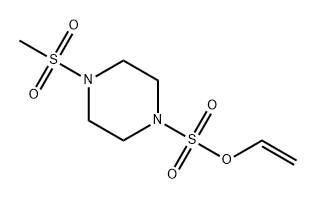 vinyl 4-(methylsulfonyl)piperazine-1-sulfonate Structure