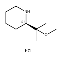 (2R)-2-(2-methoxypropan-2-yl)piperidine
hydrochloride Structure