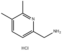 2-Pyridinemethanamine, 5,6-dimethyl-, hydrochloride (1:2) Structure