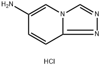 1,2,4-Triazolo[4,3-a]pyridin-6-amine, hydrochloride (1:2) 구조식 이미지