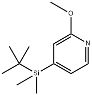 4-[(1,1-Dimethylethyl)dimethylsilyl]-2-methoxypyridine Structure