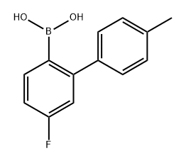 (5-Fluoro-4'-methyl-[1,1'-biphenyl]-2-yl)boronic acid Structure