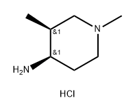 (3S, 4R)-1,3-Dimethyl-piperidin-4-ylamine dihyfrochloride Structure