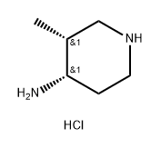 (3R,4S)-3-Methyl-piperidin-4-ylamine dihydrochloride Structure