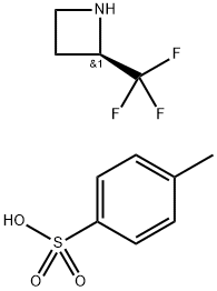 (R)-2-(trifluoromethyl)azetidine tosylate 구조식 이미지