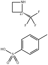 (S)-2-(trifluoromethyl)azetidine tosylate Structure